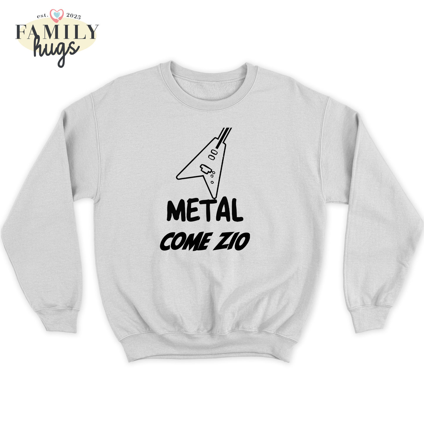 felpa bambino -metal come zio