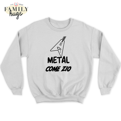 felpa bambino -metal come zio