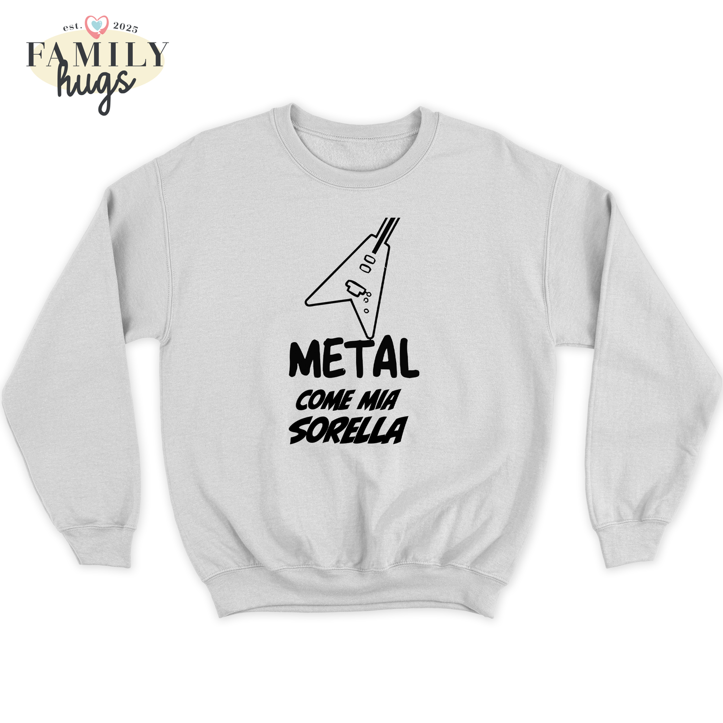 felpa bambino -metal come mia sorella