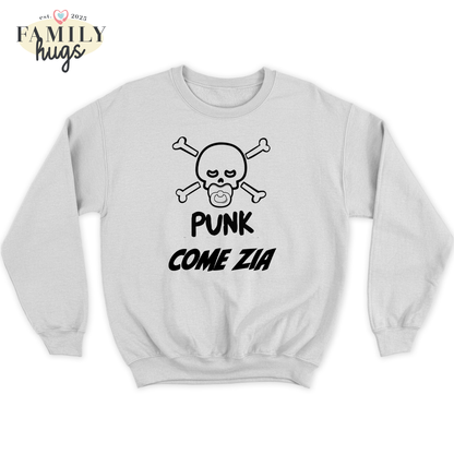 felpa bambino -punk baby scheletro come zia
