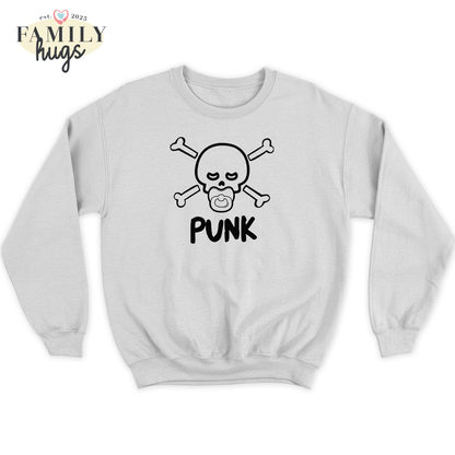 felpa bambino -punk baby scheletro con ciuccio