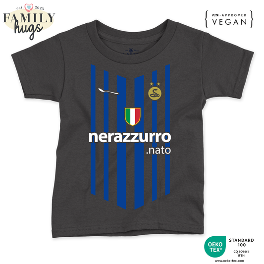 maglietta bambino -neroazzurro nato