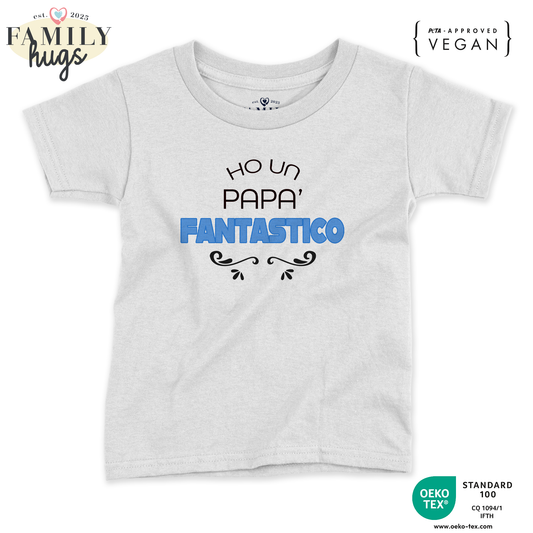 maglietta bambino - ho un papa fantastico