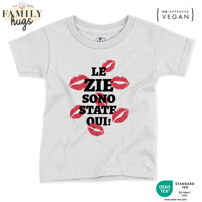 maglietta bambino -le zie sono state qui