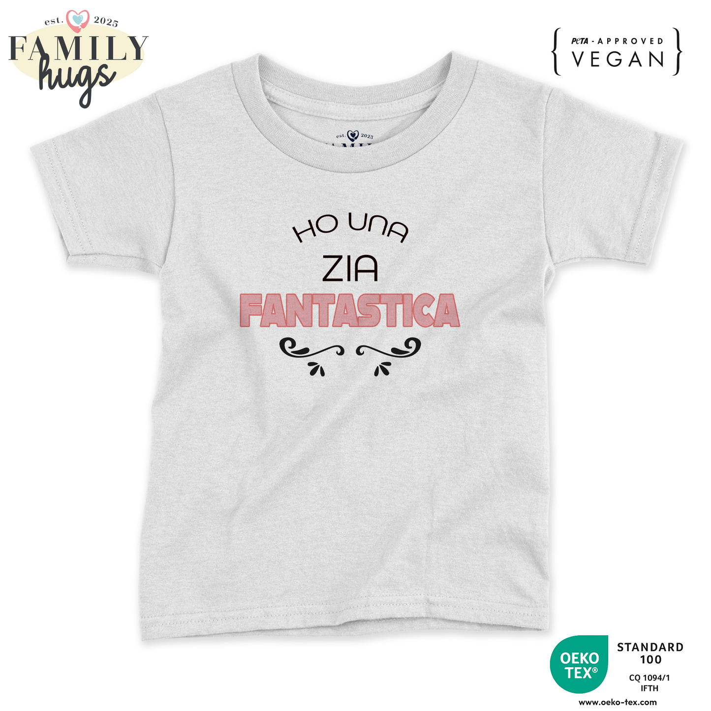 maglietta bambino - ho una zia fantastica