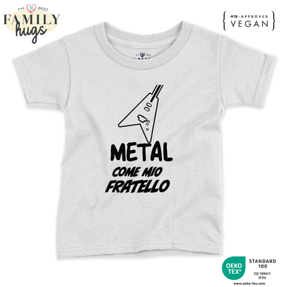 maglietta bambino -metal come fratello