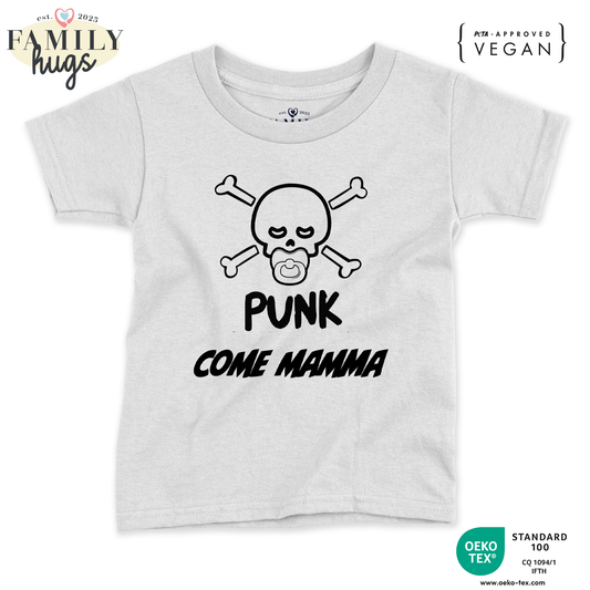 maglietta bambino -punk baby scheletro come mamma
