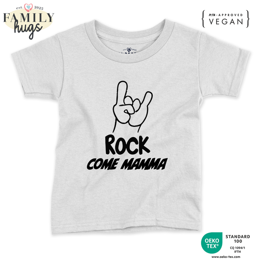 maglietta bambino -rock corna come mamma