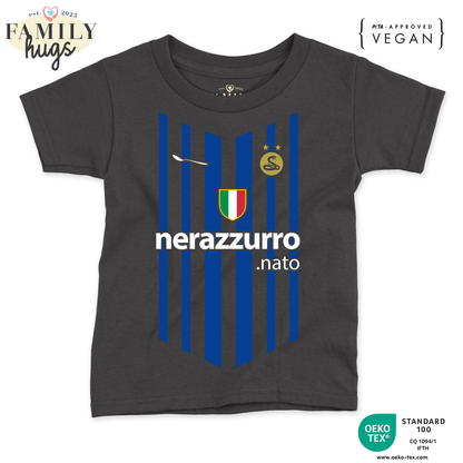 maglietta neonato -neroazzurro nato