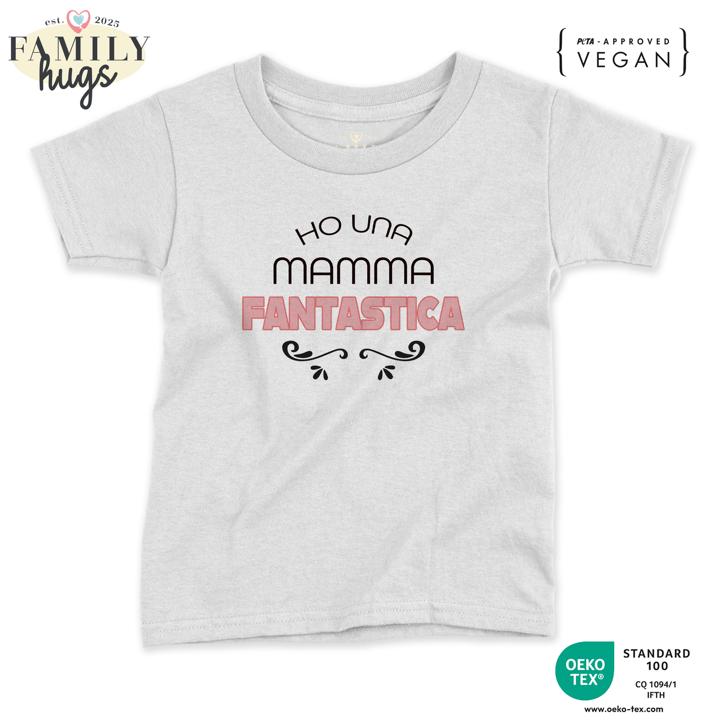 maglietta neonato - ho una mamma fantastica