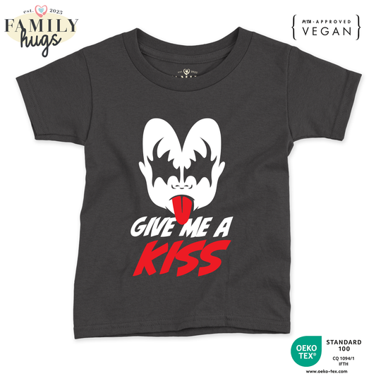 maglietta neonato -give me a kiss