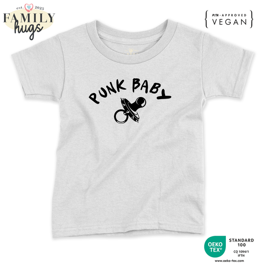 maglietta neonato -punk baby