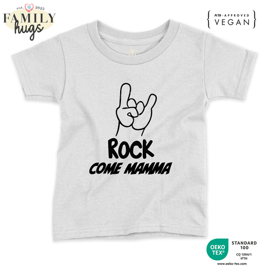 maglietta neonato -rock corna come mamma
