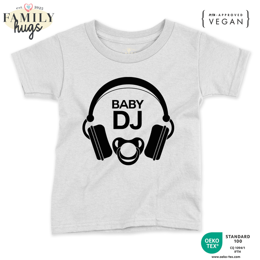 maglietta neonato -baby dj