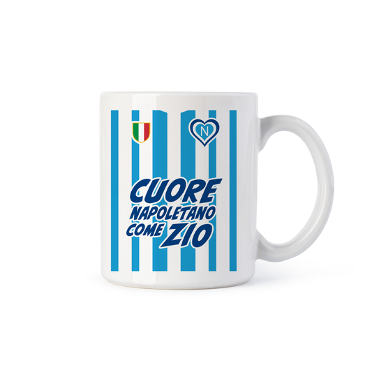 tazza Mug-cuore napoletano come zio