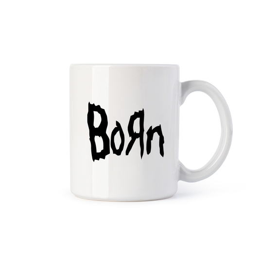 tazza Mug-born metal nero