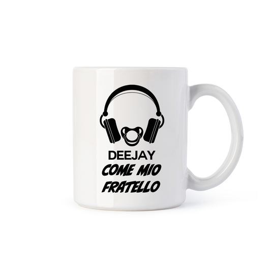 tazza Mug-deejay dj come fratello