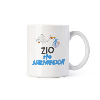 tazza Mug- zio sto arrivando bambino