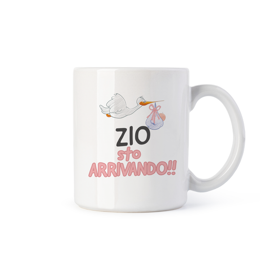 tazza Mug- zio sto arrivando bambina