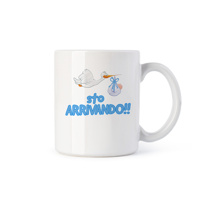 tazza Mug- sto arrivando bambino