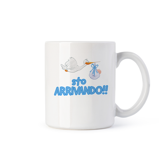 tazza Mug- sto arrivando bambino