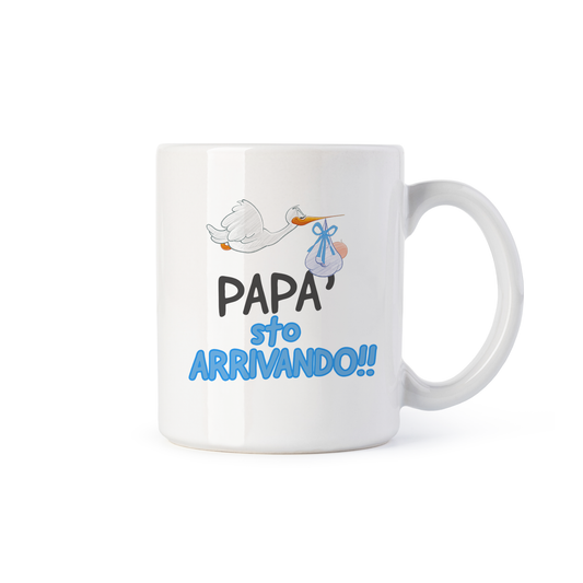 tazza Mug- papa sto arrivando bambino