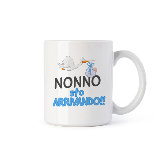 tazza Mug- nonno sto arrivando bambino