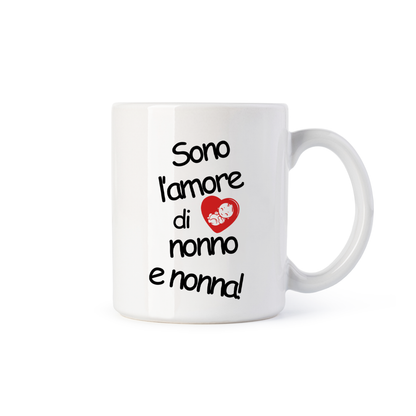 tazza Mug-solo l amore di nonno e nonna