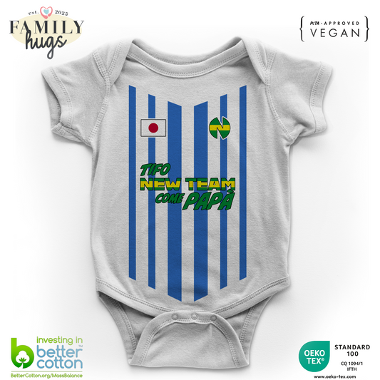 body neonato -tifo new team come papà - manga calcio