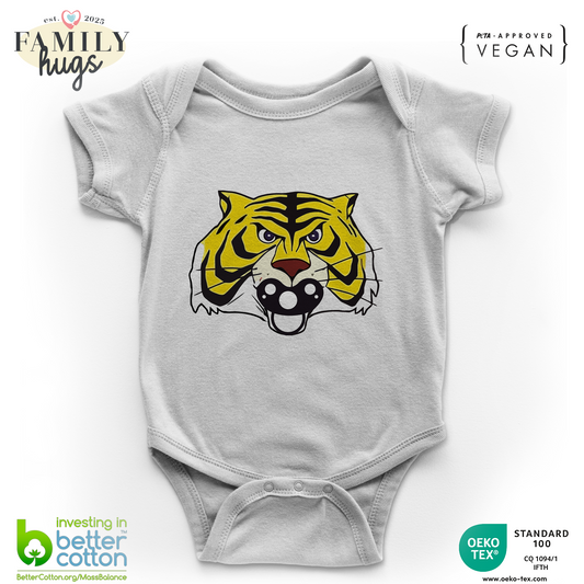 body neonato - tigre con il ciuccio - manga