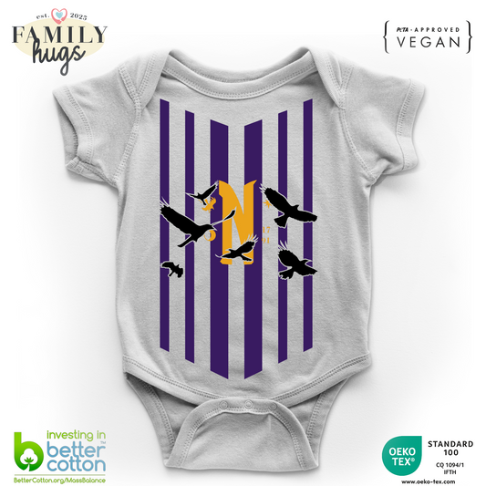 Body Bambino 0-24 Mesi - divisa scuola mercoledì - Family Hugs