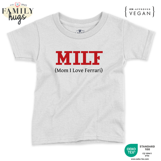 maglietta neonato - MILF Mom I Love Ferrari - Mamma - Family Hugs