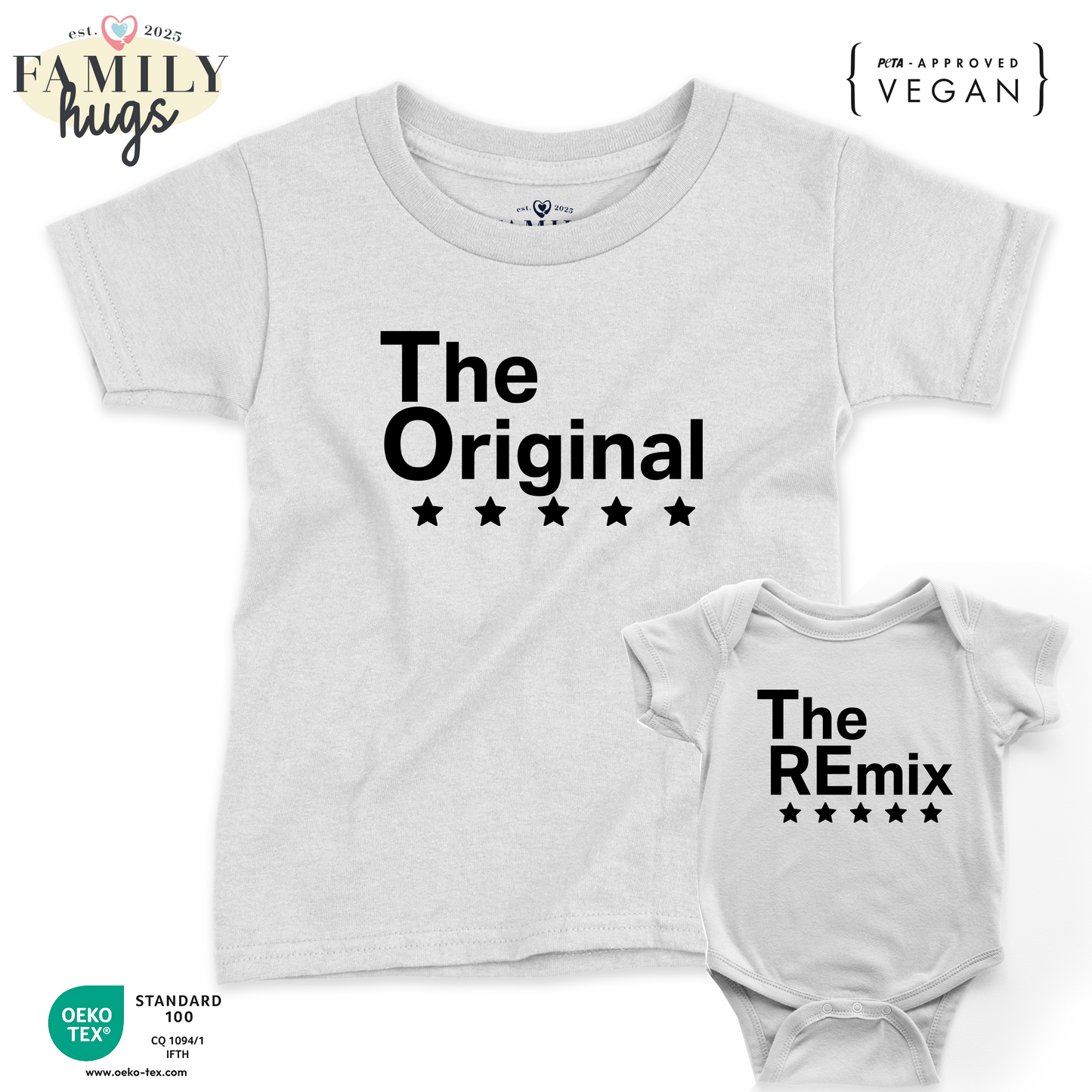 Maglietta e Body - Papà The Original the remix