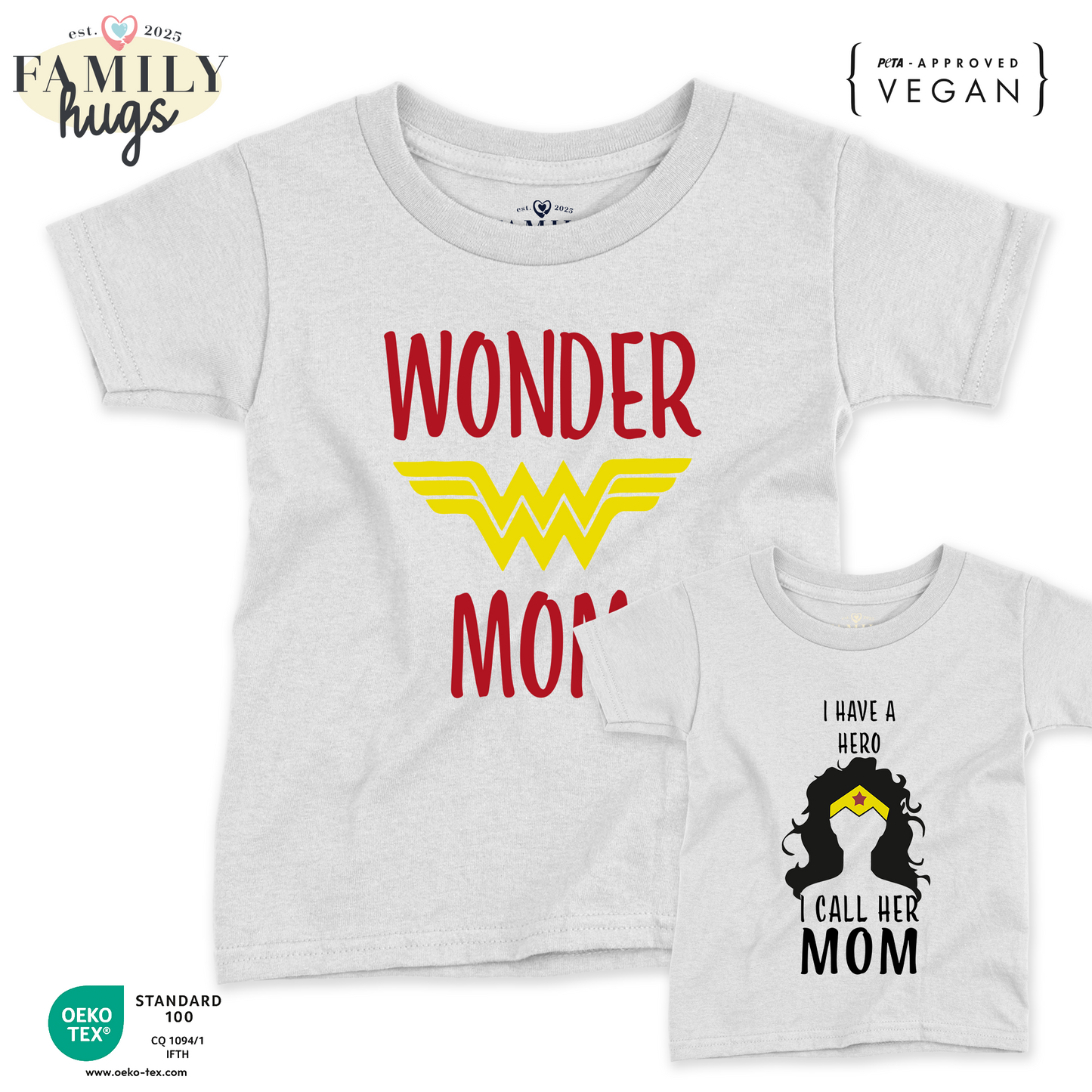 Magliette Mamma/Neonato - i have a hero i call her mom il ho un eroe si chiama mamma