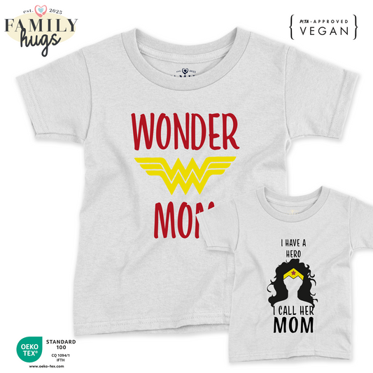 Magliette Mamma/Neonato - i have a hero i call her mom il ho un eroe si chiama mamma